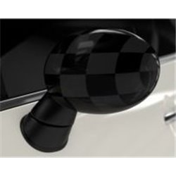 KUNGKIC Autocollant décoratif en fibre de carbone pour voiture - Pour mini  Cooper Hardtop R56 Clubman R55 R57 Accessoires 2007 2008 2009 2010 Noir
